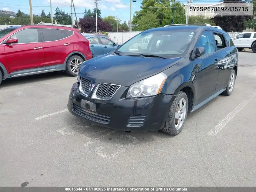 2009 Pontiac Vibe VIN: 5Y2SP67869Z435715 Lot: 40015344