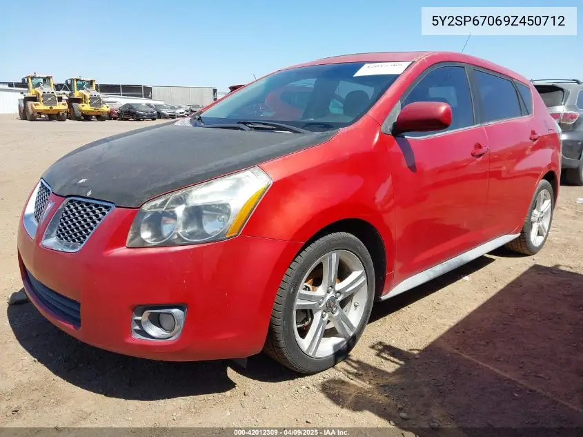 2009 Pontiac Vibe VIN: 5Y2SP67069Z450712 Lot: 42012309