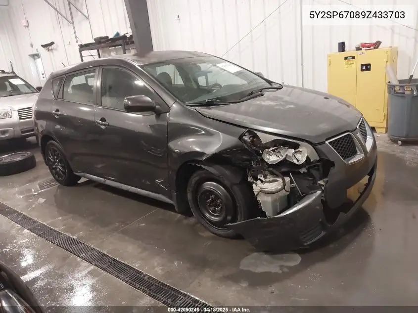 2009 Pontiac Vibe VIN: 5Y2SP67089Z433703 Lot: 42050246