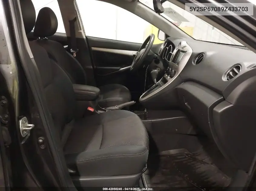 2009 Pontiac Vibe VIN: 5Y2SP67089Z433703 Lot: 42050246