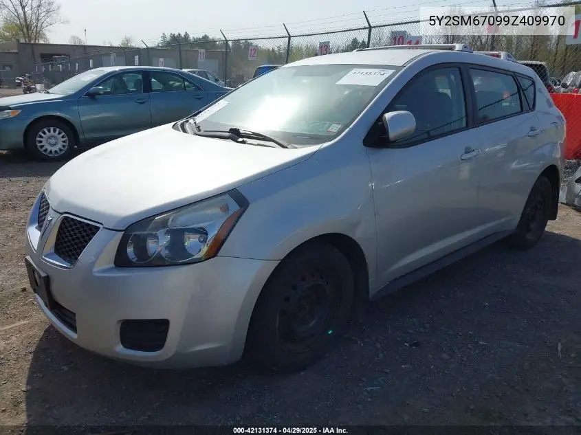 2009 Pontiac Vibe VIN: 5Y2SM67099Z409970 Lot: 42131374