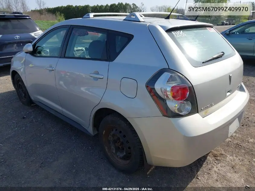 2009 Pontiac Vibe VIN: 5Y2SM67099Z409970 Lot: 42131374
