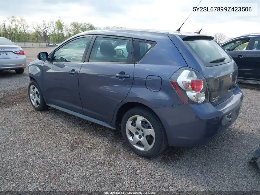 2009 Pontiac Vibe VIN: 5Y2SL67899Z423506 Lot: 42144574