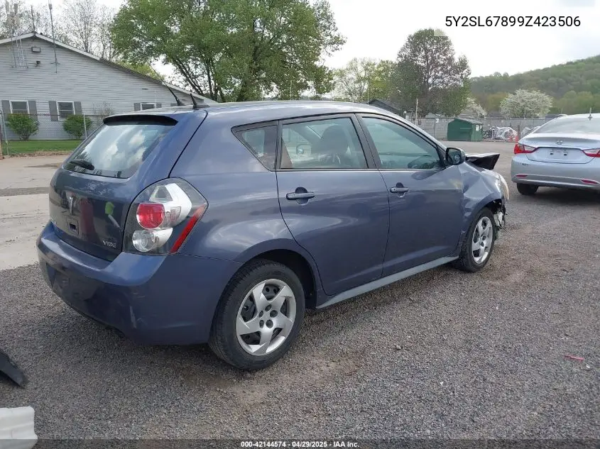 2009 Pontiac Vibe VIN: 5Y2SL67899Z423506 Lot: 42144574