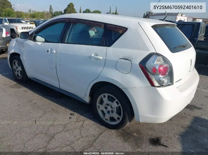 2009 Pontiac Vibe VIN: 5Y2SM67059Z401610 Lot: 42150702