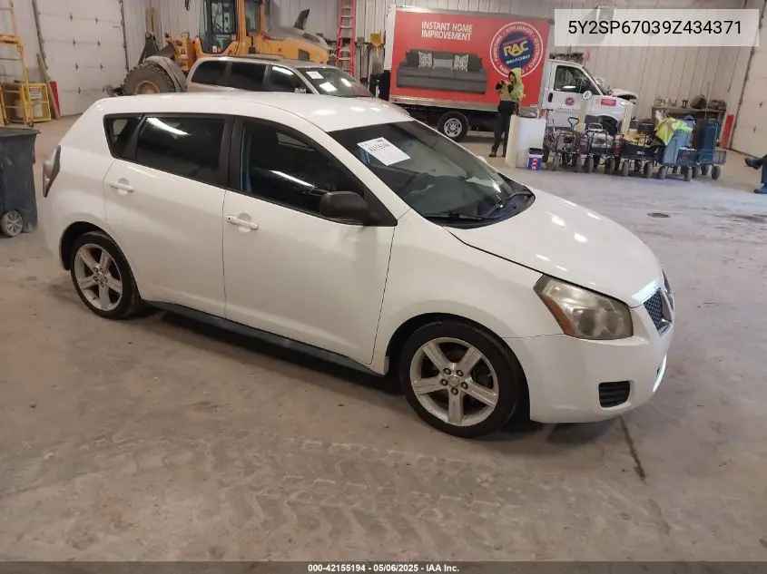 2009 Pontiac Vibe VIN: 5Y2SP67039Z434371 Lot: 42155194