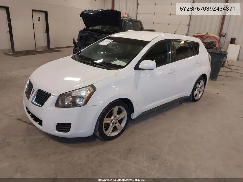 2009 Pontiac Vibe VIN: 5Y2SP67039Z434371 Lot: 42155194