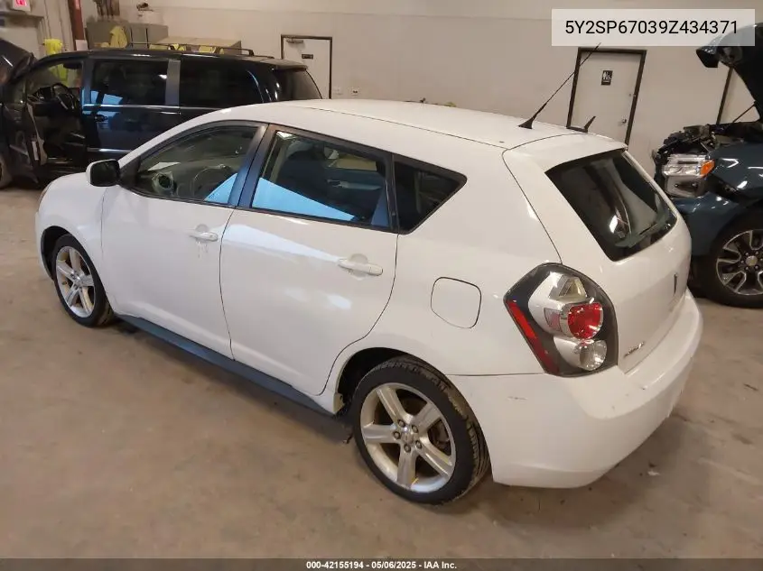2009 Pontiac Vibe VIN: 5Y2SP67039Z434371 Lot: 42155194