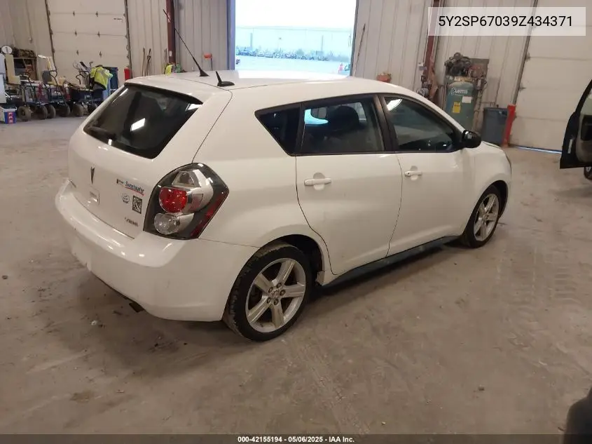 2009 Pontiac Vibe VIN: 5Y2SP67039Z434371 Lot: 42155194
