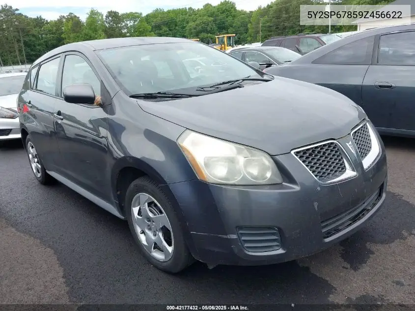 2009 Pontiac Vibe VIN: 5Y2SP67859Z456622 Lot: 42177432