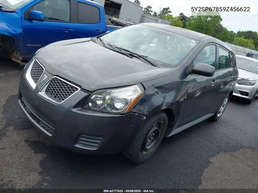 2009 Pontiac Vibe VIN: 5Y2SP67859Z456622 Lot: 42177432