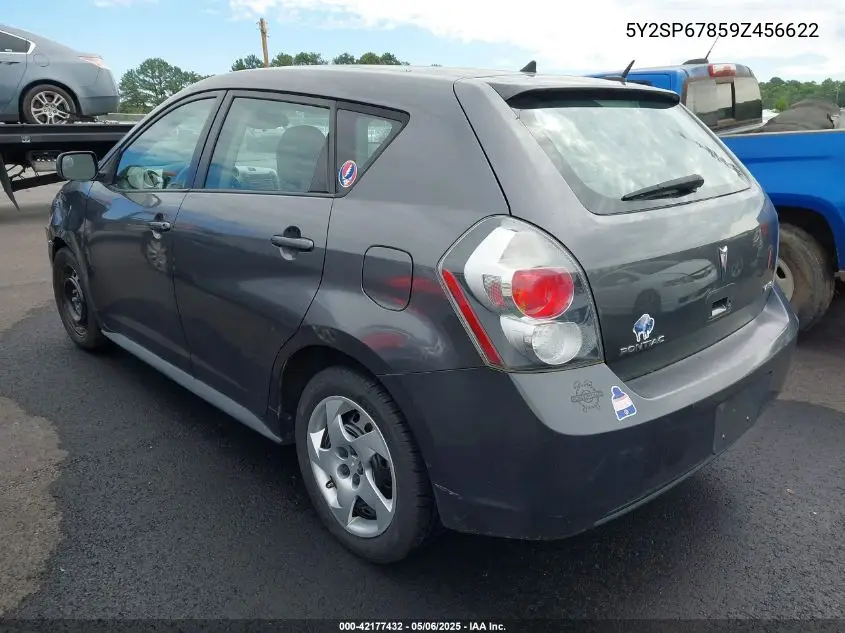 2009 Pontiac Vibe VIN: 5Y2SP67859Z456622 Lot: 42177432