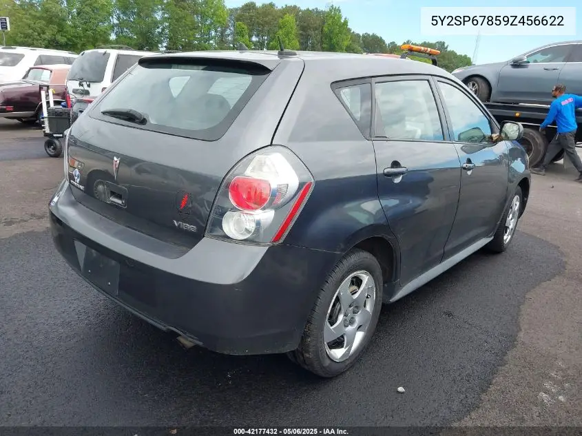2009 Pontiac Vibe VIN: 5Y2SP67859Z456622 Lot: 42177432
