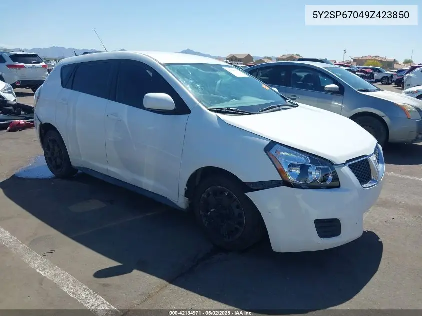 2009 Pontiac Vibe VIN: 5Y2SP67049Z423850 Lot: 42184971
