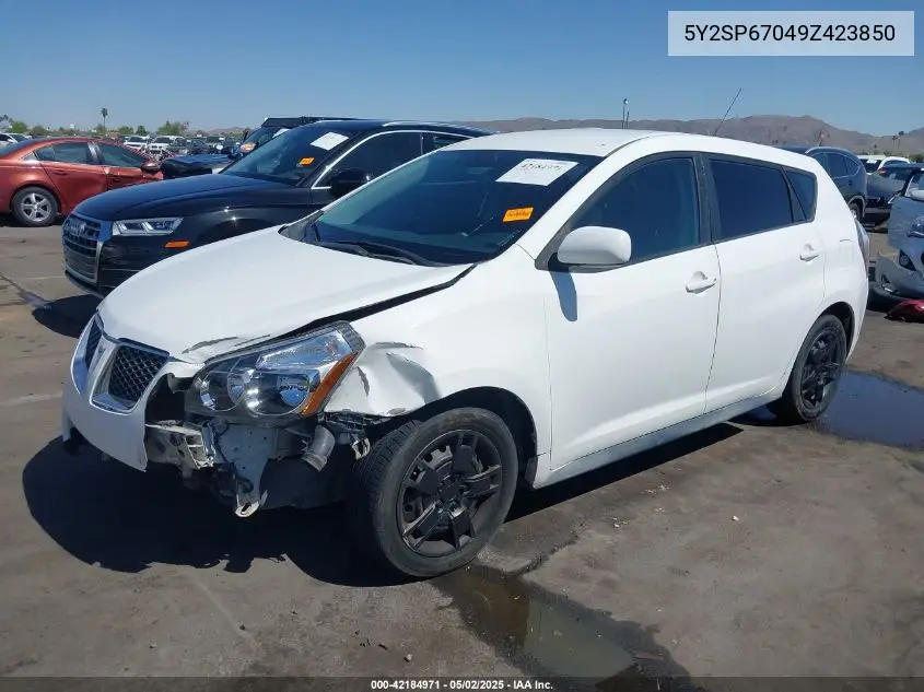 2009 Pontiac Vibe VIN: 5Y2SP67049Z423850 Lot: 42184971
