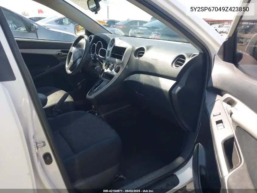 2009 Pontiac Vibe VIN: 5Y2SP67049Z423850 Lot: 42184971