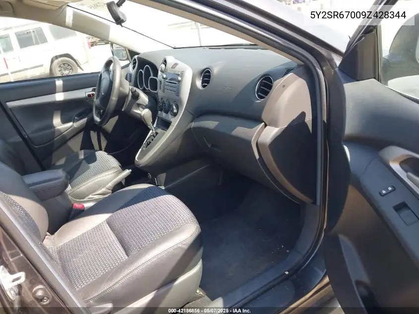 2009 Pontiac Vibe Gt VIN: 5Y2SR67009Z428344 Lot: 42186856