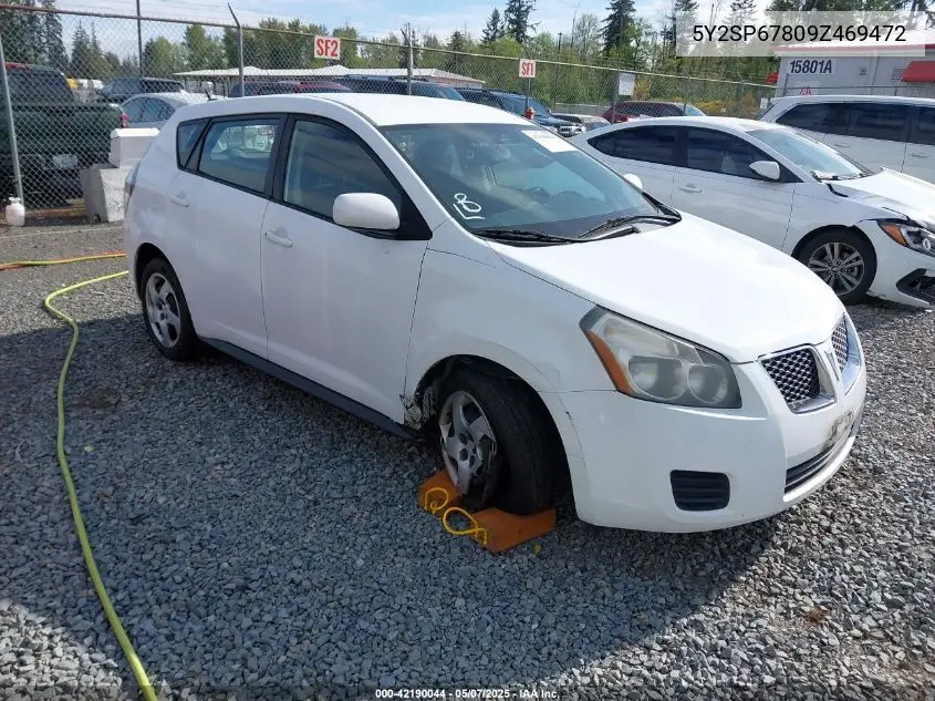 2009 Pontiac Vibe VIN: 5Y2SP67809Z469472 Lot: 42190044