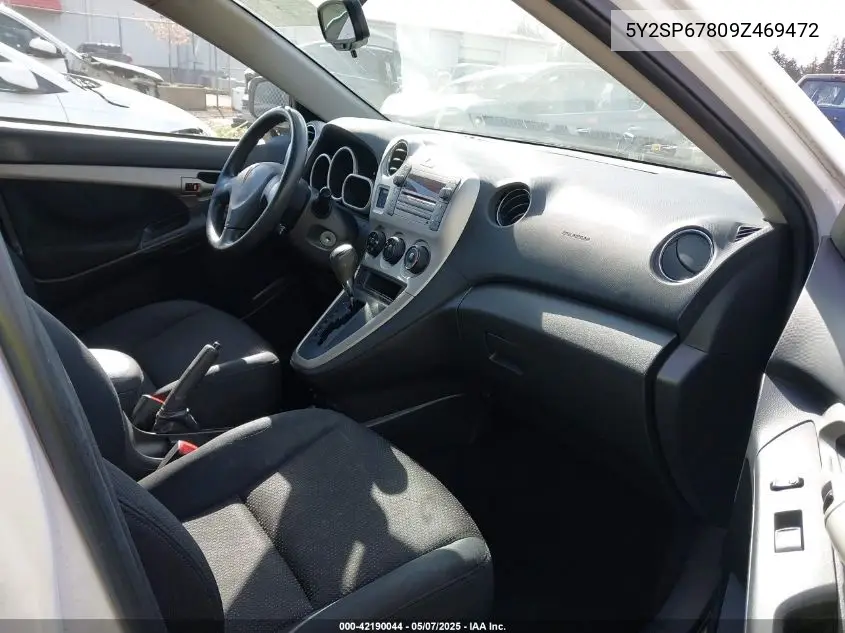 2009 Pontiac Vibe VIN: 5Y2SP67809Z469472 Lot: 42190044