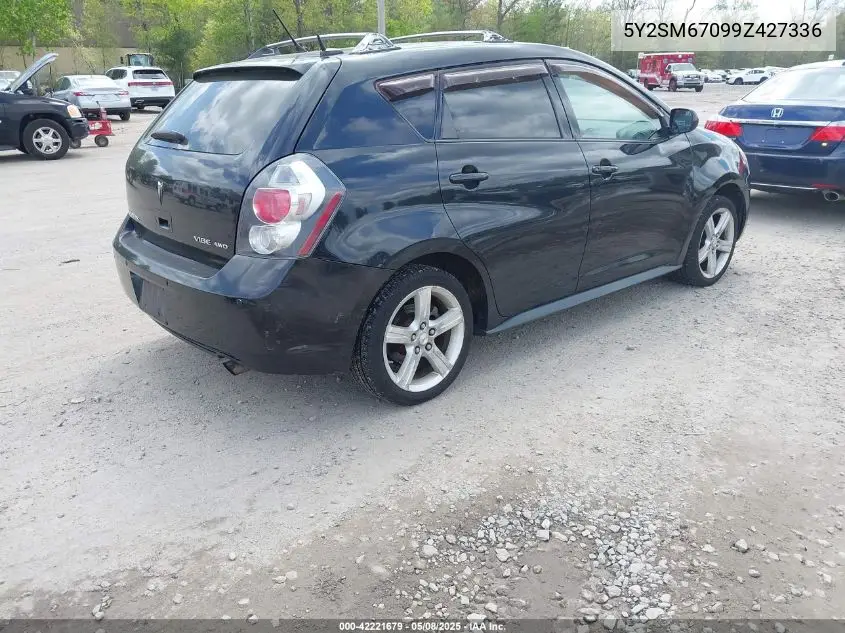 2009 Pontiac Vibe VIN: 5Y2SM67099Z427336 Lot: 42221679