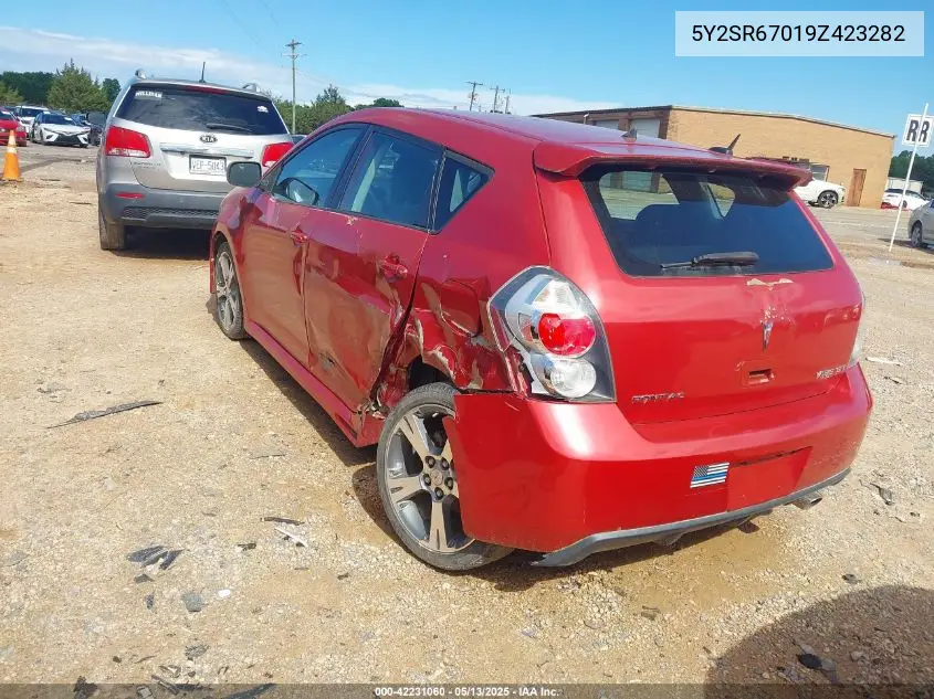 2009 Pontiac Vibe Gt VIN: 5Y2SR67019Z423282 Lot: 42231060