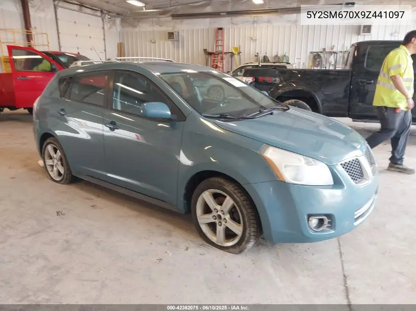 2009 Pontiac Vibe VIN: 5Y2SM670X9Z441097 Lot: 42362075
