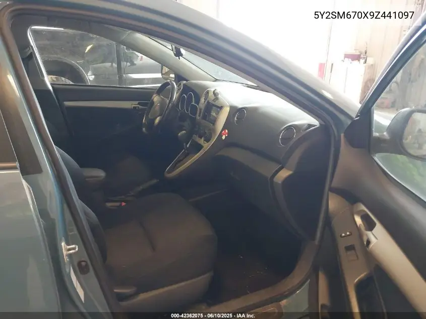 2009 Pontiac Vibe VIN: 5Y2SM670X9Z441097 Lot: 42362075