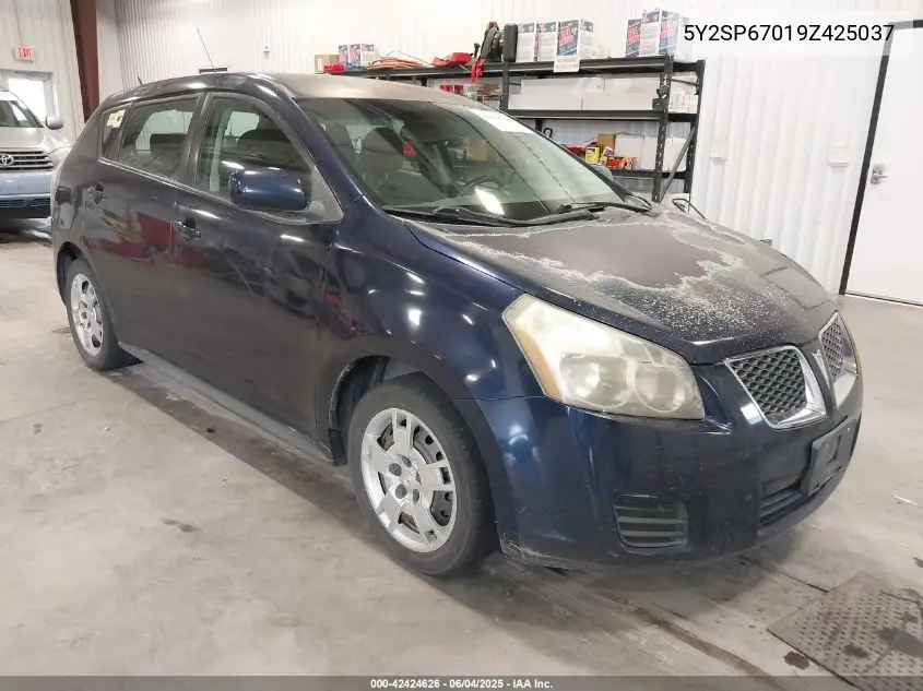 2009 Pontiac Vibe VIN: 5Y2SP67019Z425037 Lot: 42424626