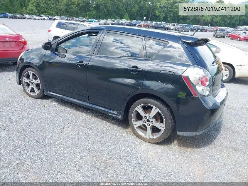 2009 Pontiac Vibe Gt VIN: 5Y2SR67019Z411200 Lot: 42475672