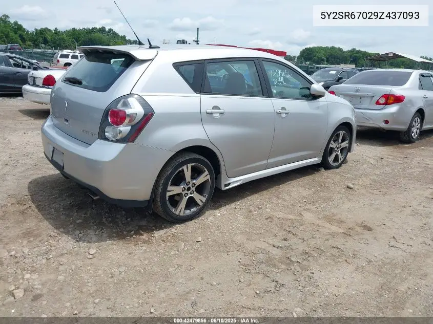 2009 Pontiac Vibe Gt VIN: 5Y2SR67029Z437093 Lot: 42479856