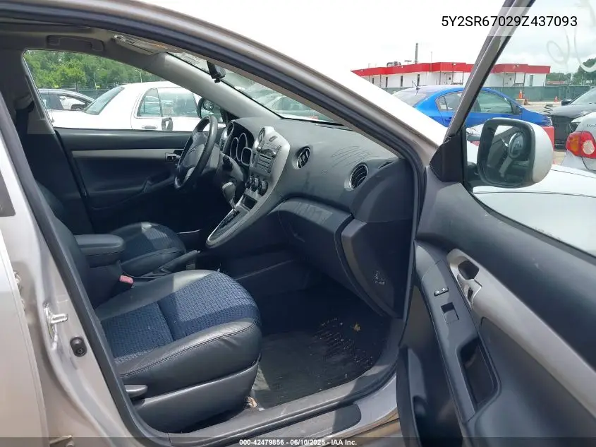 2009 Pontiac Vibe Gt VIN: 5Y2SR67029Z437093 Lot: 42479856