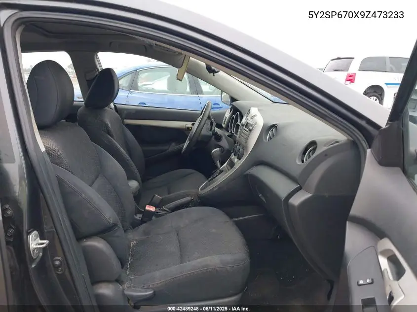 2009 Pontiac Vibe VIN: 5Y2SP670X9Z473233 Lot: 42489248