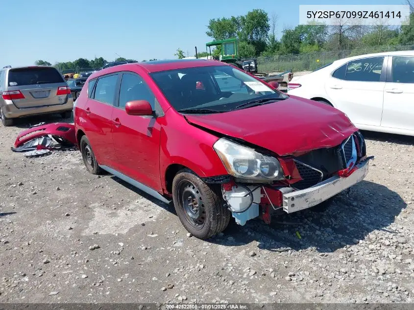 2009 Pontiac Vibe VIN: 5Y2SP67099Z461414 Lot: 42522508
