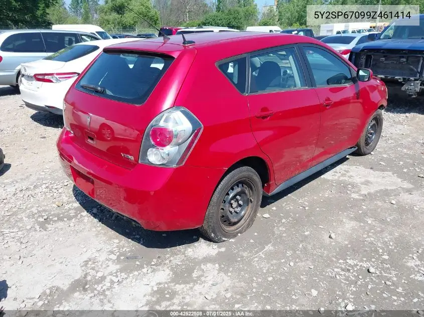 2009 Pontiac Vibe VIN: 5Y2SP67099Z461414 Lot: 42522508
