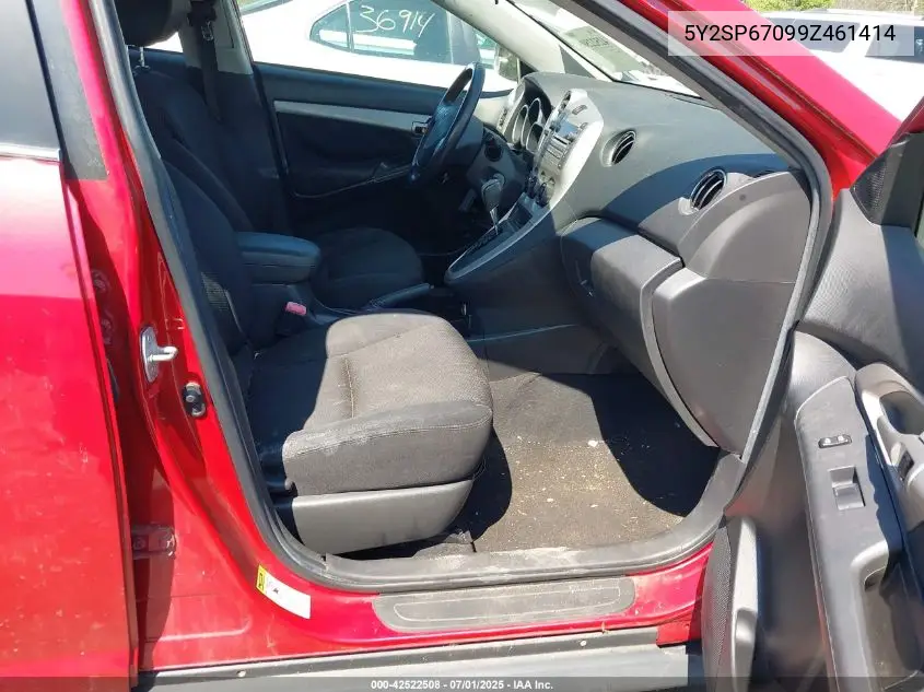 2009 Pontiac Vibe VIN: 5Y2SP67099Z461414 Lot: 42522508