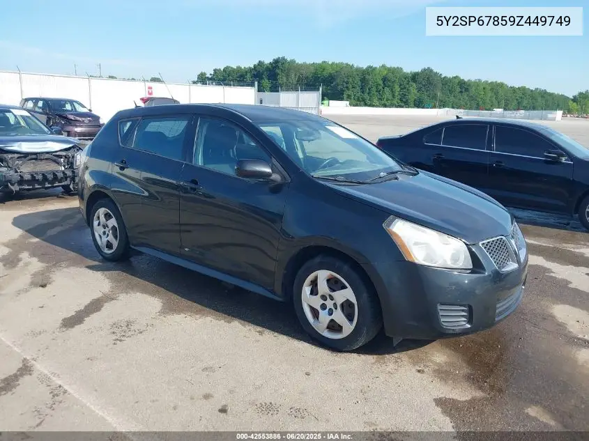 2009 Pontiac Vibe VIN: 5Y2SP67859Z449749 Lot: 42553886