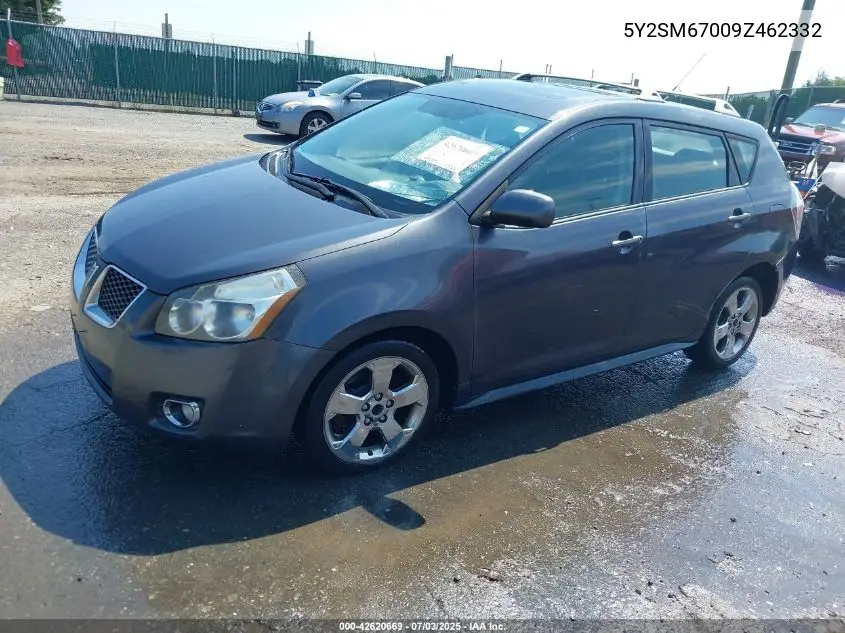 2009 Pontiac Vibe VIN: 5Y2SM67009Z462332 Lot: 42620669