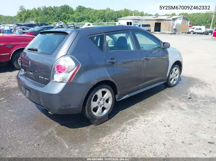 2009 Pontiac Vibe VIN: 5Y2SM67009Z462332 Lot: 42620669