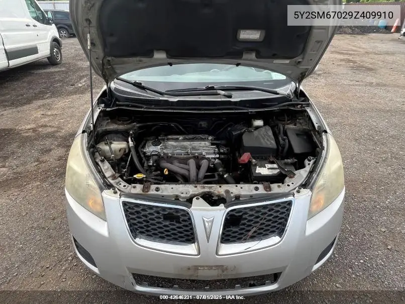 2009 Pontiac Vibe VIN: 5Y2SM67029Z409910 Lot: 42646231