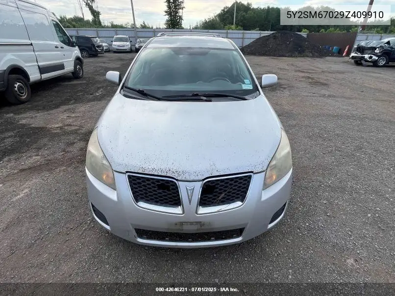 2009 Pontiac Vibe VIN: 5Y2SM67029Z409910 Lot: 42646231
