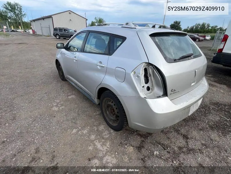 2009 Pontiac Vibe VIN: 5Y2SM67029Z409910 Lot: 42646231