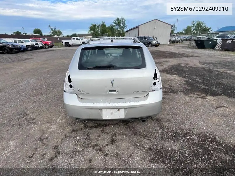 2009 Pontiac Vibe VIN: 5Y2SM67029Z409910 Lot: 42646231