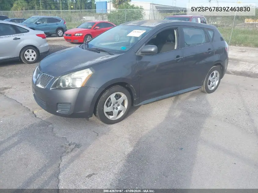 2009 Pontiac Vibe VIN: 5Y2SP67839Z463830 Lot: 42678167