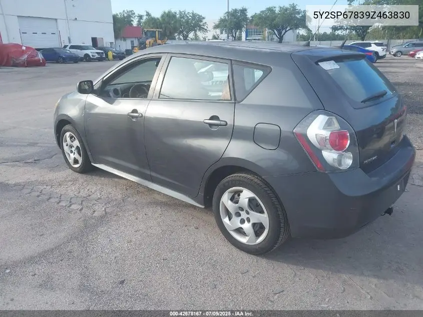 2009 Pontiac Vibe VIN: 5Y2SP67839Z463830 Lot: 42678167
