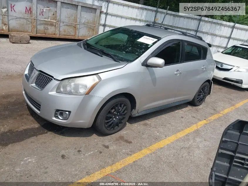2009 Pontiac Vibe VIN: 5Y2SP67849Z456367 Lot: 42689798