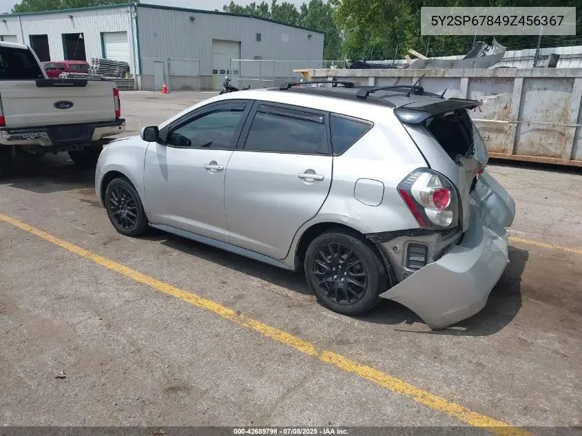 2009 Pontiac Vibe VIN: 5Y2SP67849Z456367 Lot: 42689798