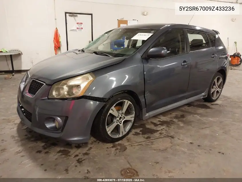 2009 Pontiac Vibe Gt VIN: 5Y2SR67009Z433236 Lot: 42693075