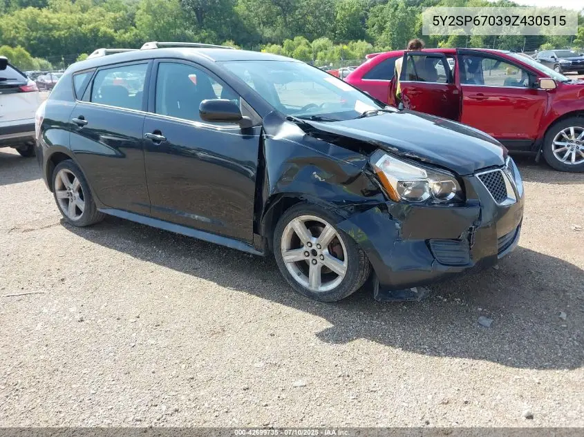 2009 Pontiac Vibe VIN: 5Y2SP67039Z430515 Lot: 42699735