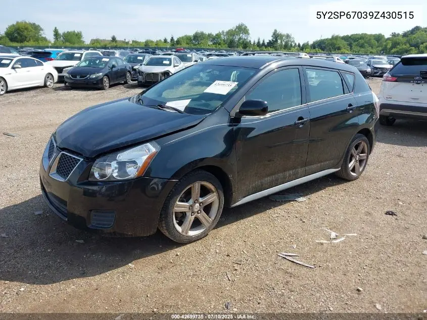 2009 Pontiac Vibe VIN: 5Y2SP67039Z430515 Lot: 42699735