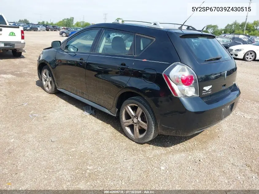 2009 Pontiac Vibe VIN: 5Y2SP67039Z430515 Lot: 42699735